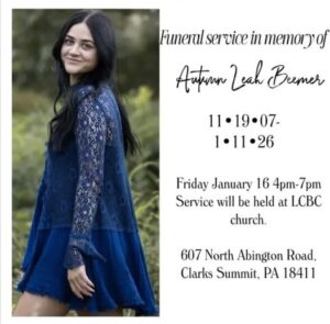 Autumn Leah Beemer Clark Summit, PA Death: